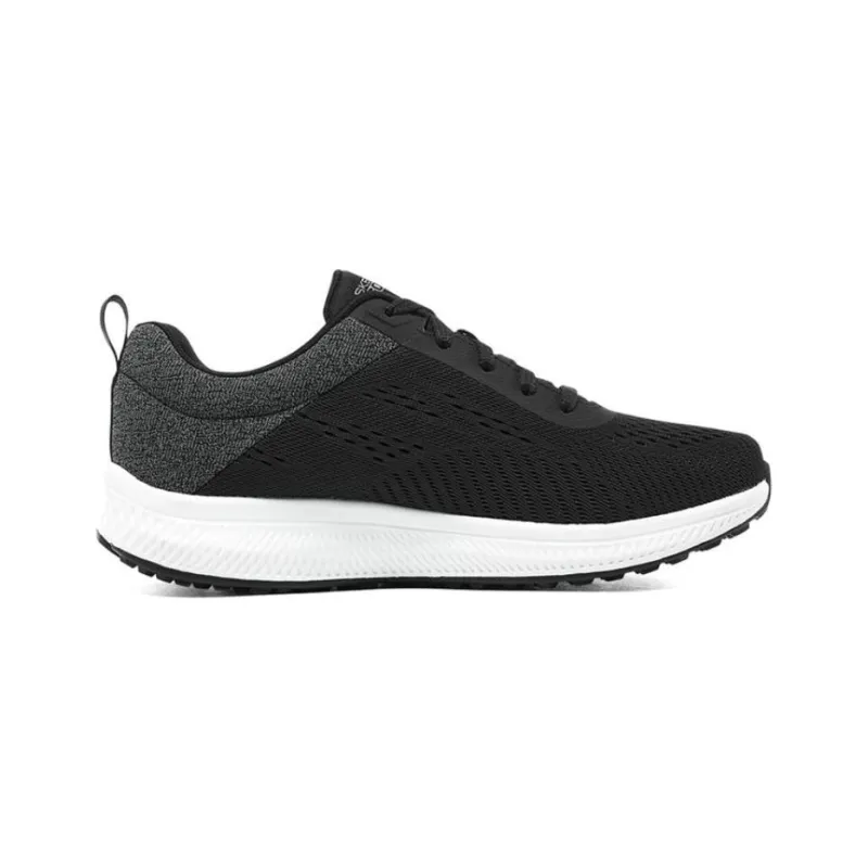 Skechers GO RUN Cushioning Abrasion Resistant Breathable Low Top Casual Running Shoes Women's Black Gray-1