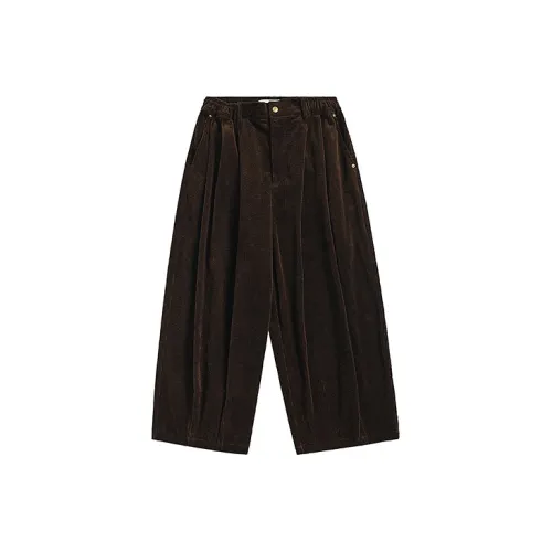 Evi Stub Cargo Pants Men Dark Brown