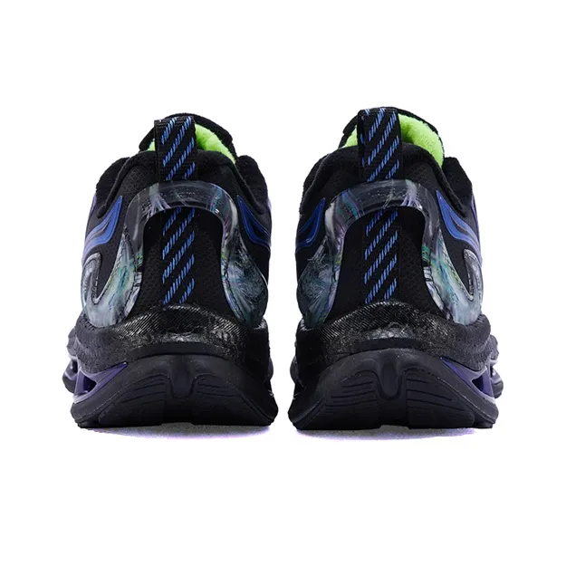 XTEP Wind & Fire 26th Generation Running Shoes Men Low Top Black/Sunlight Blue-3