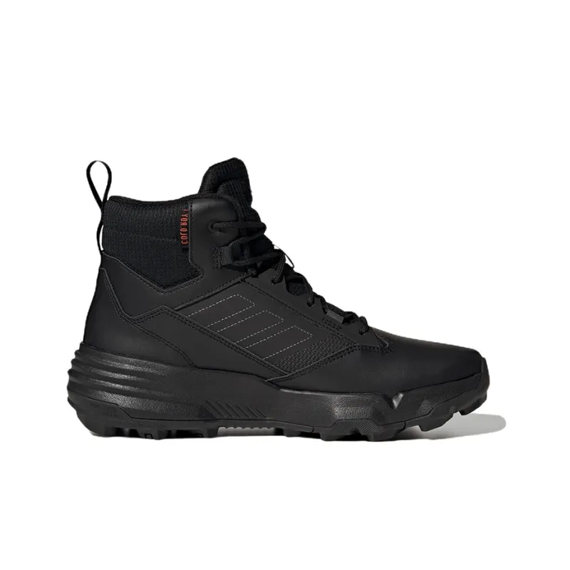 Terrex Unity Adidas Leather Mid Cold.RDY 'Triple Black'-1