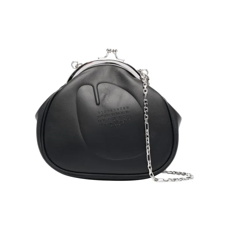 Maison Margiela Tabi Calfskin Crossbody Bags Women's Black-0
