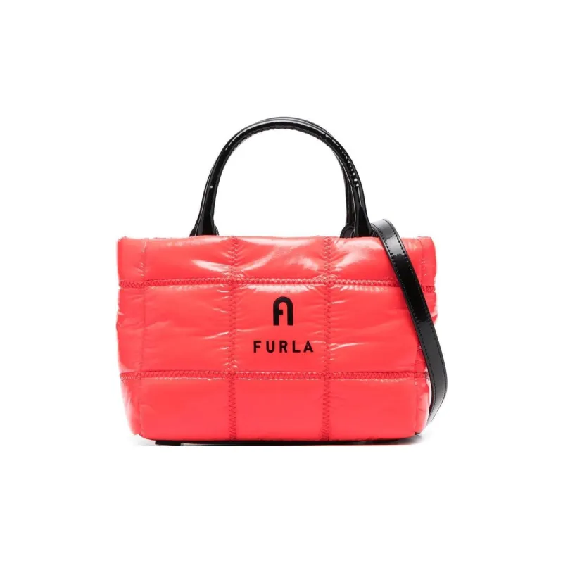 Furla Opportunity Nylon And Polyamide One Shoulder Handbags Mini Women's Garnet Red-0