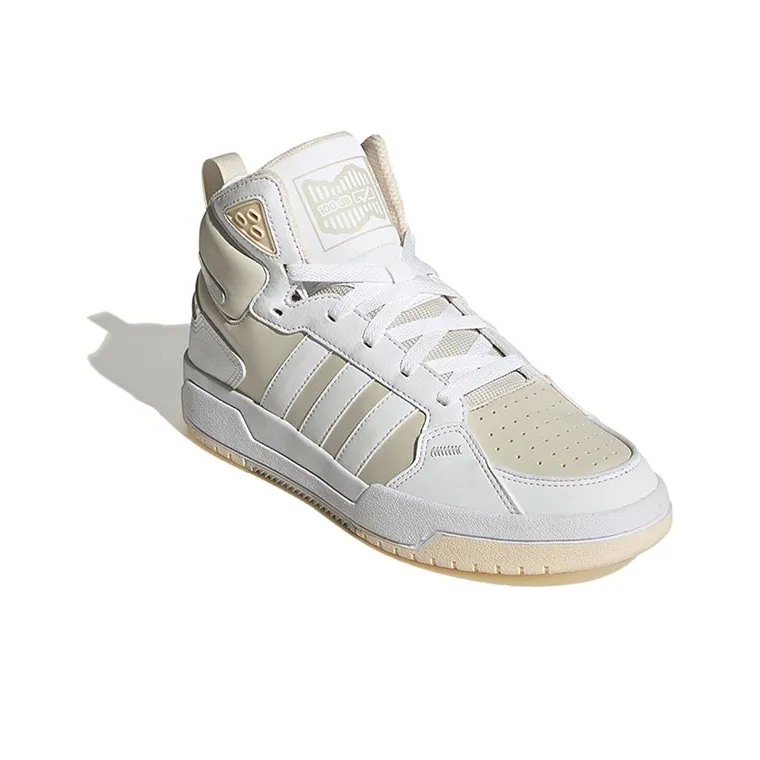 Adidas Neo 100DB Mid Basketball Shoes 'Chalk White' Women's-2