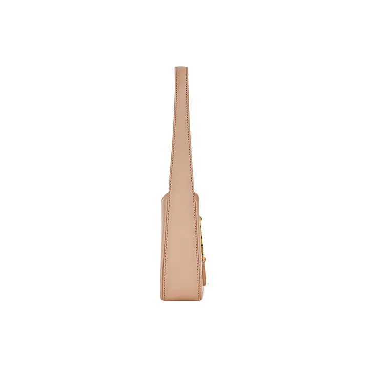 SAINT LAURENT Le 5 A 7 Mini Hobo Bag In Smooth Leather Rosy Sand-2