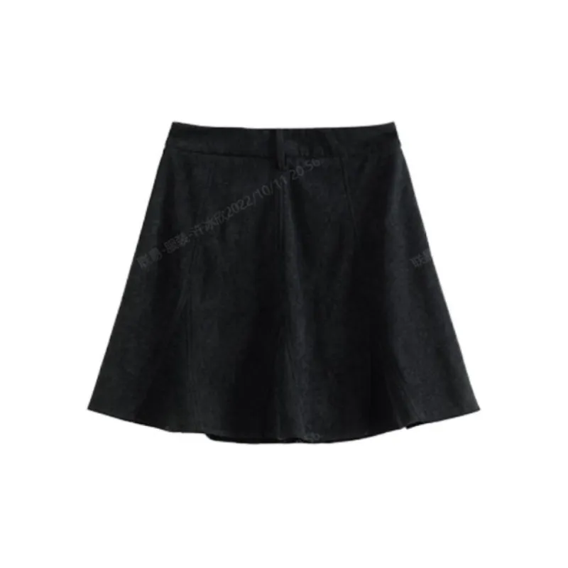 Solitary Cropped Skirt Spring Summer And Autumn-1