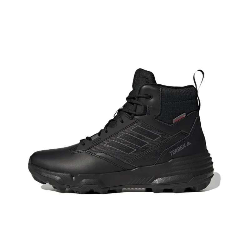 Terrex Unity Adidas Leather Mid Cold.RDY 'Triple Black'-0
