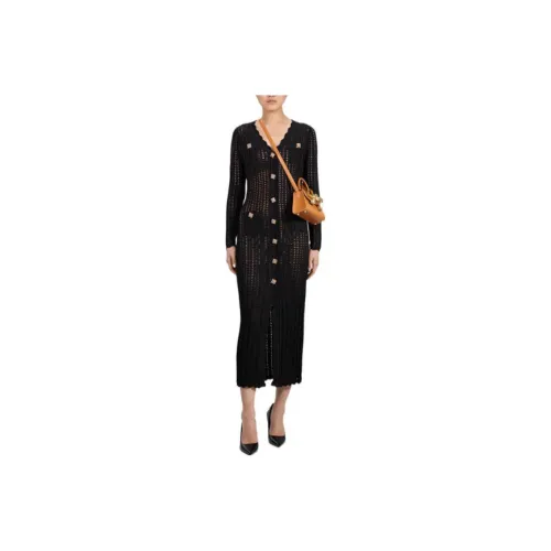 Self-portrait Long-Sleeved Dresses Women's Black