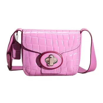 COACH Drifter Embossed Patent Leather Crossbody Bag, Shoulder Bag Women's Prussian Red