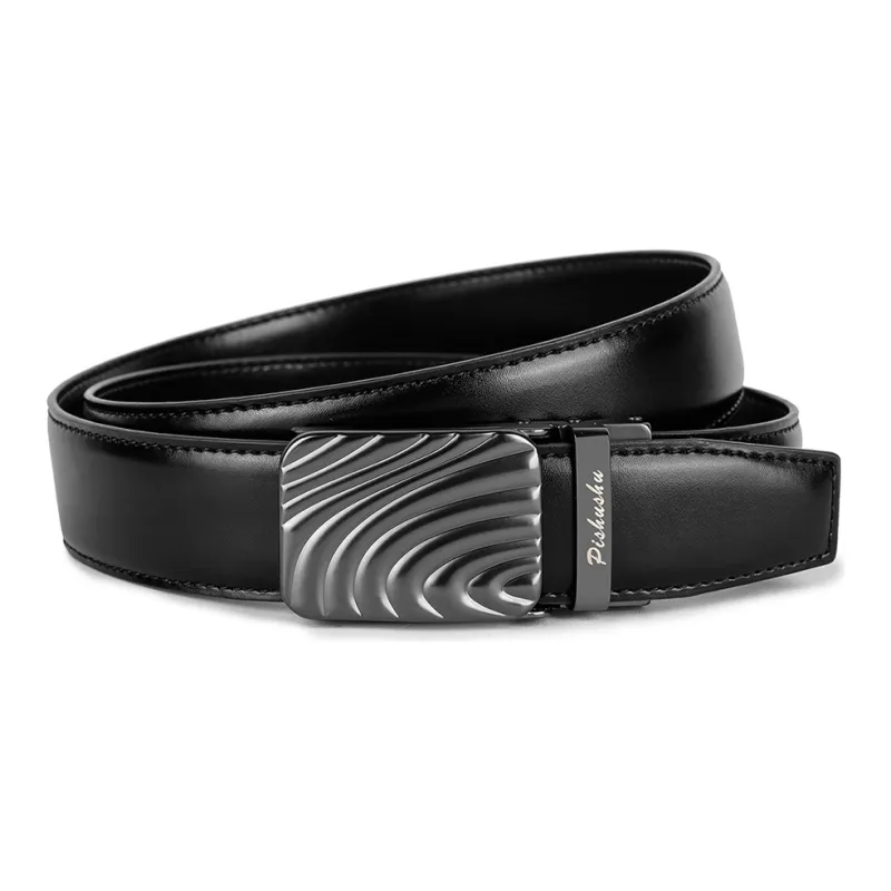 PISHUSHU Leather Belts Men-2