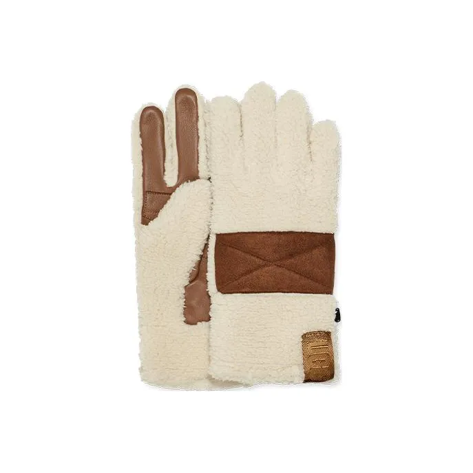 UGG Sheepskin Polyester Knit Gloves Men's-1