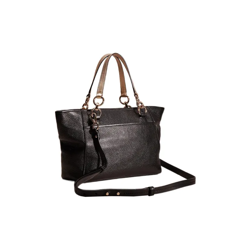 COACH Ellis Leather Shoulder Bag, Crossbody Bag, Handbag Mini Women's Black-1