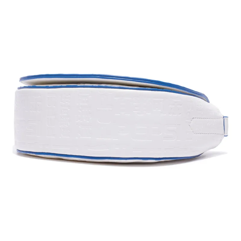 Pepsi Synthetic Leather Saddle Bag Shoulder Bag Crossbody Bag Regular Unisex White-4