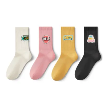 Mast Point Jacquard Warm Moisture-Wicking Home Mid-Calf Socks Women's