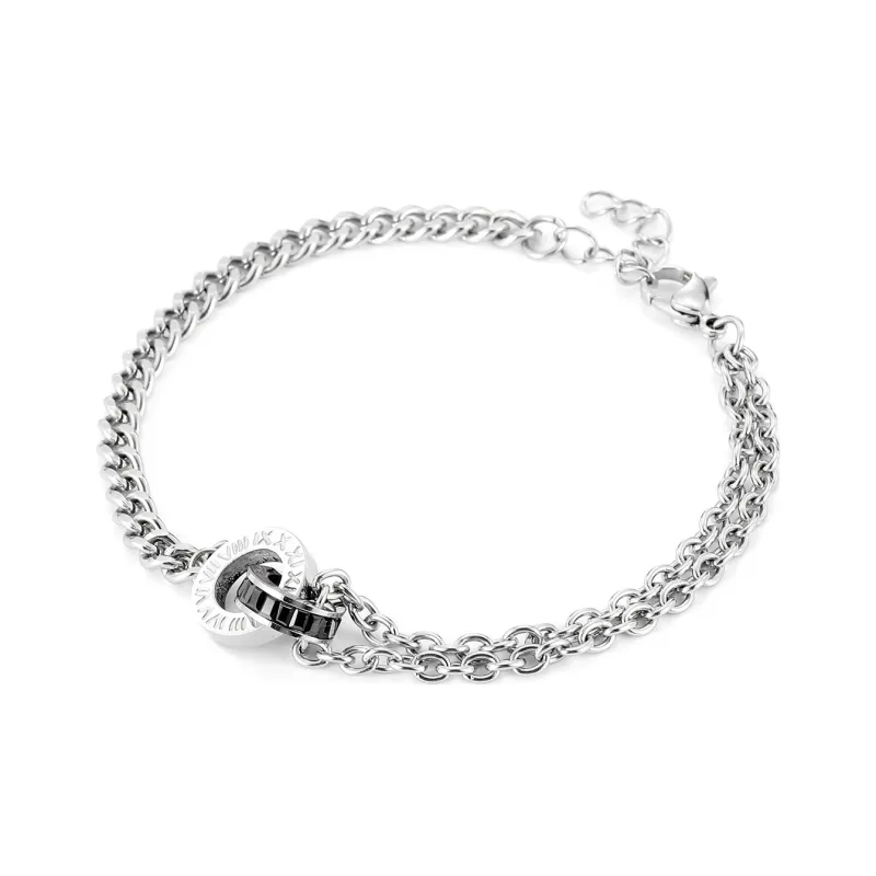 GENANX Bracelets Unisex Silvery White-6