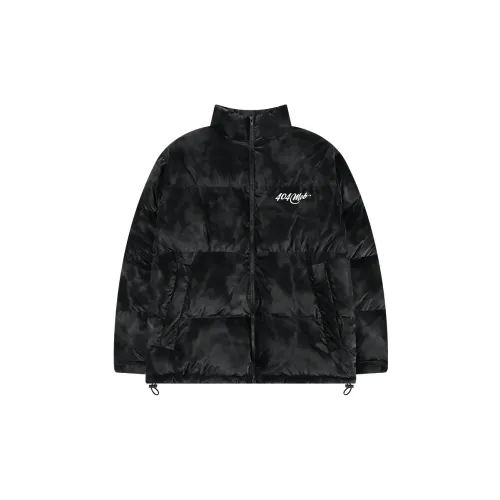 404MOB GANG Puffer Jackets Unisex Black