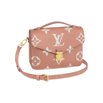 LOUIS VUITTON Pochette Métis Trianon Pink/Cream