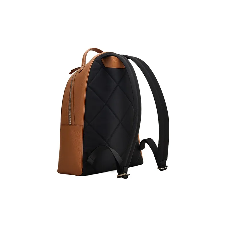 TOD'S Leather Backpack Medium Size Men's Brown-2