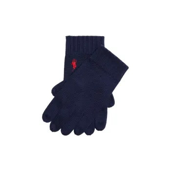 Polo Ralph Lauren Logo Embroidered Knitted Gloves