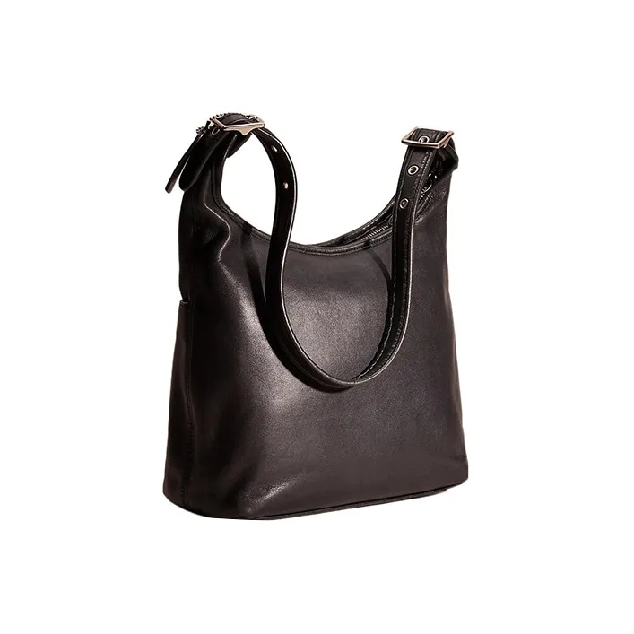COACH Legacy Glove Tanning Hobo Bag Shoulder Bag Crossbody Bag Medium Size Women's Black-1
