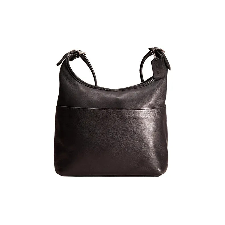 COACH Legacy Glove Tanning Hobo Bag Shoulder Bag Crossbody Bag Medium Size Women's Black-0