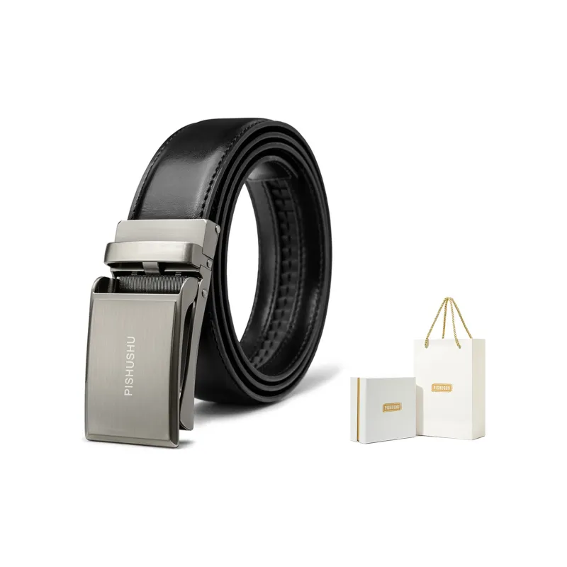 PISHUSHU Leather Belts Men-5
