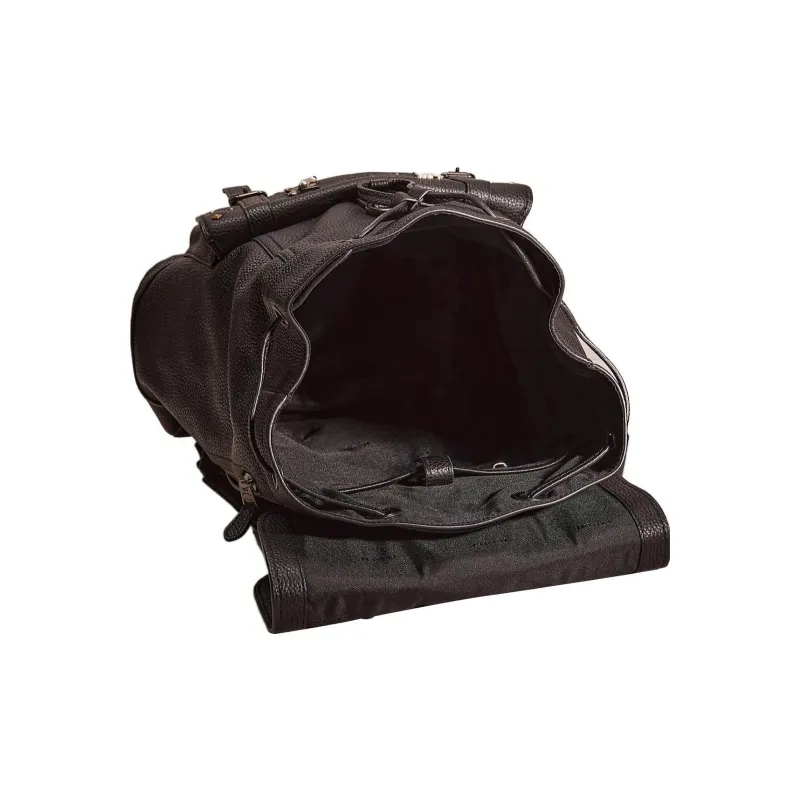 COACH Bleecker Pebbled Leather Backpack Large Size Women's Black-2