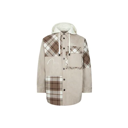 EVISU Jackets Men Earth Tone/Plaid