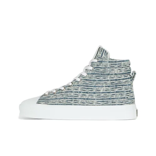 Givenchy City 4G High Top Stylish Skateboarding Regular Women's Blue White