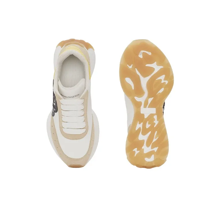Alexander McQueen Sprint Runner Oyster Women's-3