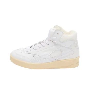 JIL SANDER Basket Mid Leather Sneakers