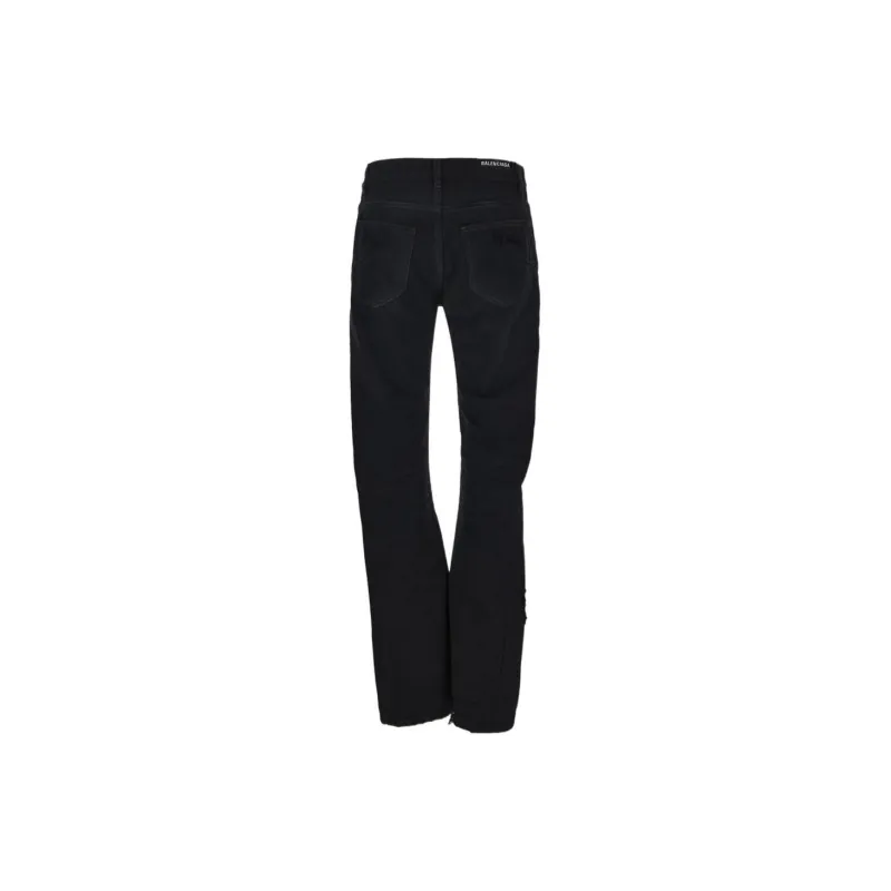 Balenciaga FW22 Jeans Regular Fit Women's Black-1