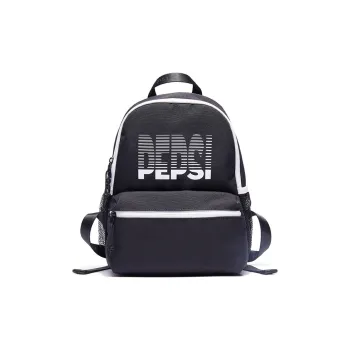 Pepsi Nylon Fabric Backpacks Regular Unisex Black
