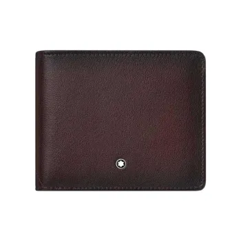 MONTBLANC Calfskin Wallet Men's Brown