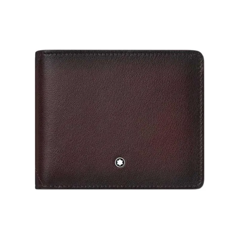MONTBLANC Calfskin Wallet Men's Brown-0