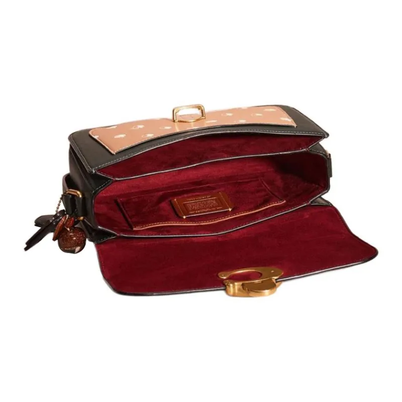 COACH Studio Glove Tanning Crossbody Bag Shoulder Bag Women's Amazon Green/Brown-2