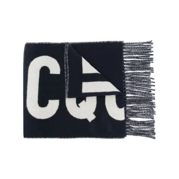 Jacquemus Logo Jacquard Fringed Edge Scarf