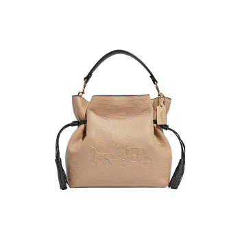 COACH Andy Cow Leather Handbag, Shoulder Bag, Crossbody Bag Medium Size Women's Taupe