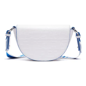 Pepsi Synthetic Leather Saddle Bag Shoulder Bag Crossbody Bag Regular Unisex White