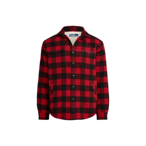 Polo Ralph Lauren Jackets Men Black Red