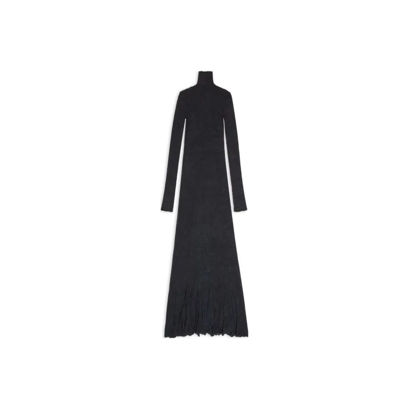 Balenciaga Turtleneck Long Sleeve Maxi Dress-1