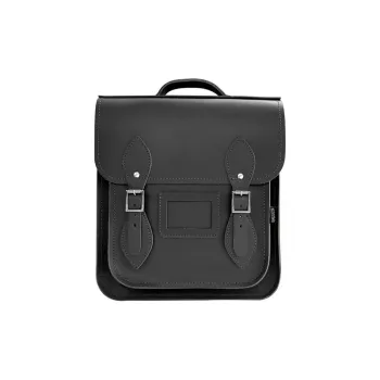 Zatchels Cow Leather Backpack Regular Women's Black