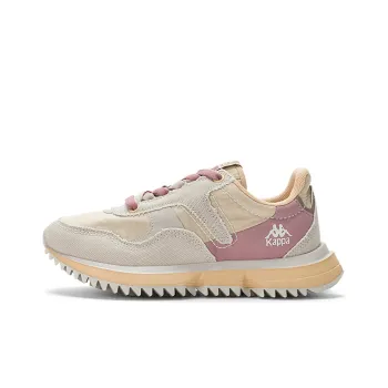 Kappa Abrasion Resistant Slip Resistant Lightweight Low Top Running Shoes Women's Khaki Pink