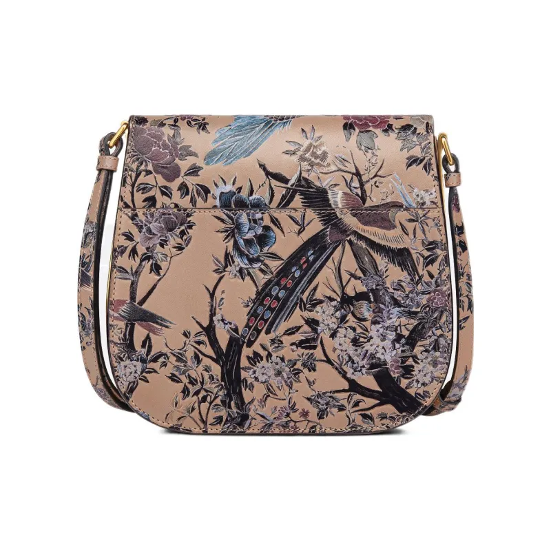 DIOR Bobby Cow Leather Crossbody Bag Shoulder Bag Women's Beige-2