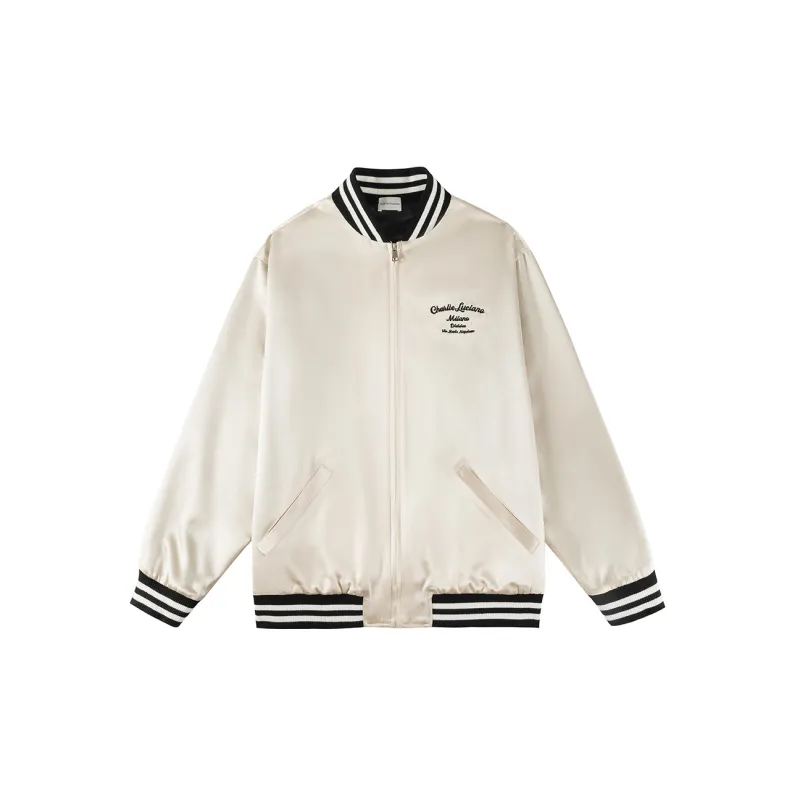 Charlie Luciano Loose Fit Moderate Jacket Unisex Champagne-1