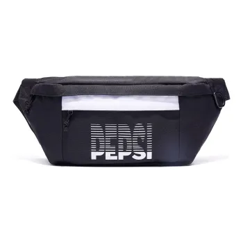 Pepsi Nylon Fabric Sling Bag Crossbody Bag Fanny Pack Regular Unisex Black