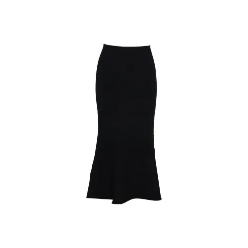 SportMax Casual Long Skirts Women's Black