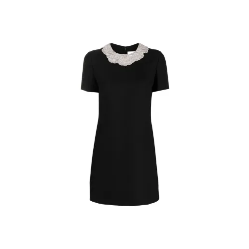 Valentino Short-Sleeved Dresses Women's Black