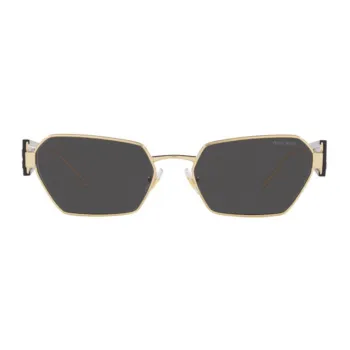 MIU MIU Logo debossed Geometric frame Sunglasses
