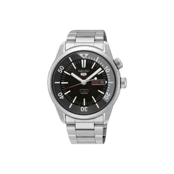 SEIKO Seiko5 Automatic Mechanical Movement Watch Men's Watches Black Dial