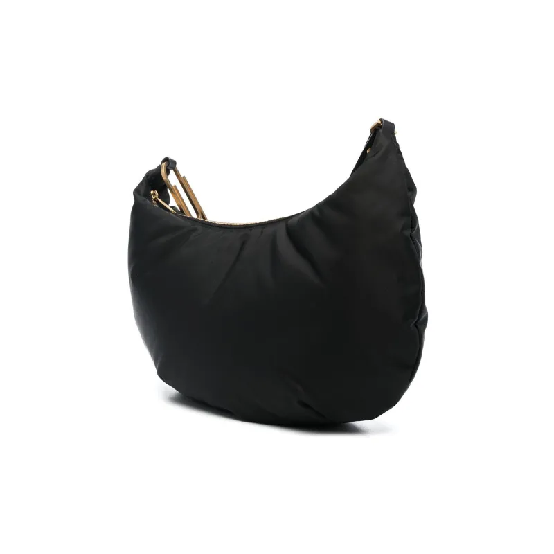 OFF-WHITE Leather One Shoulder Handbags Women's Black-1